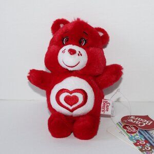 All My Heart Bear - 6" Care Bears plushie pendant - stuffed animal keychain